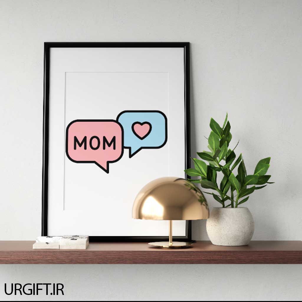 تابلودیواری طرح Love Mom کد 72